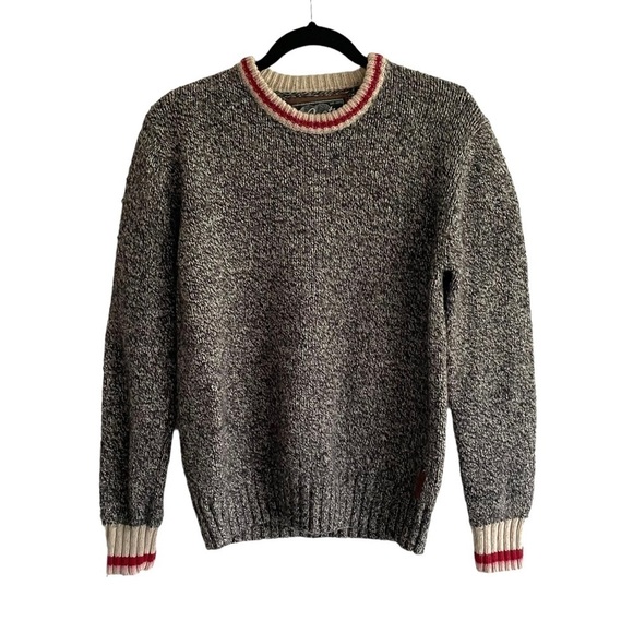 Roots Sweaters - ROOTS Canada Wool Chunky Knit Cabin Sweater M